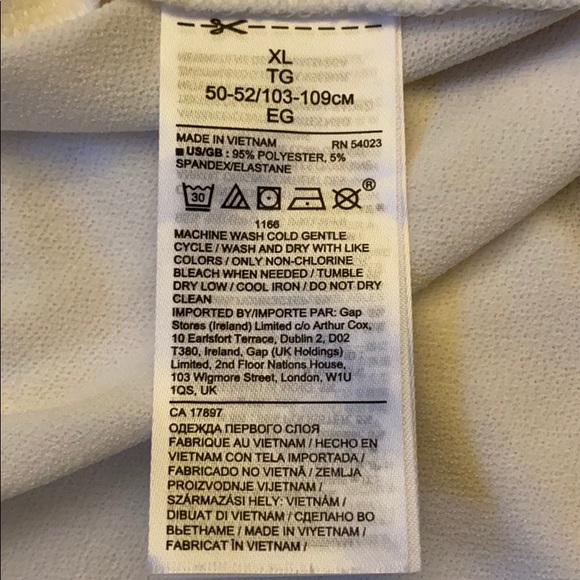 Banana Republic white bell sleeve top M NWT - Picture 4 of 9